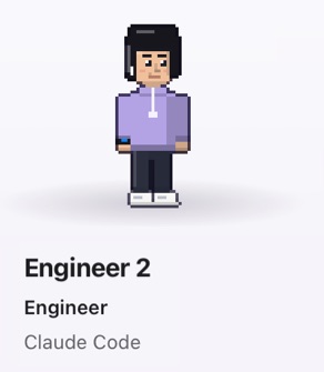 One Engineer agent card from the Northwind sample office, showing the agent's name, its job and the AI account it works on.